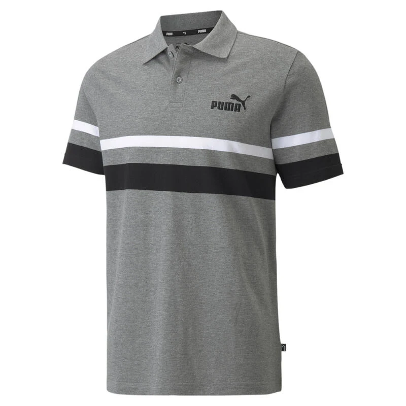Essentials Gestreept Poloshirt Voor Heren PUMA 3 Essentials Gestreept Poloshirt Voor Heren PUMA