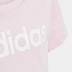 ADIDAS Essentials Linear Logo Katoenen Slim-Fit T-shirt -Modekleding essentials linear logo katoenen slim fit t shirt 1