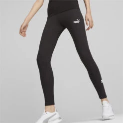 Essentials+ Logo Power Legging Voor Dames PUMA -Modekleding essentials logo power legging voor dames puma 3