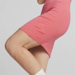 Essentials Slanke T-shirtjurk Voor Dames PUMA -Modekleding essentials slanke t shirtjurk voor dames puma 4
