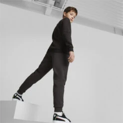 Essentials+ Sweater Met Tweekleurig Big Logo En Ronde Hals Voor Jongeren PUMA -Modekleding essentials sweater met tweekleurig big logo en ronde hals voor jongeren puma 3