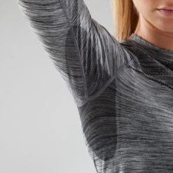 Fietsondershirt Lange Mouwen Dames 500 -Modekleding fietsondershirt met lange mouwen voor dames 500 zwart 7