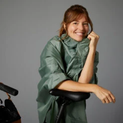 BTWIN FIETSPONCHO STAD 100 -Modekleding fietsponcho stad 100 groen 2