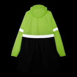 BTWIN FIETSPONCHO STAD ZICHTBAAR 'S NACHTS 560 ZWART/FLUOGEEL -Modekleding fietsponcho stad zichtbaar s nachts 560 zwartfluogeel 13