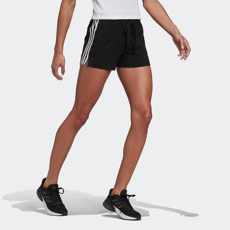 ADIDAS Fitness Short Voor Dames Zwart 4 ADIDAS Fitness Short Voor Dames Zwart - Afbeelding 2