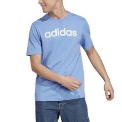 ADIDAS Fitness T-shirt Heren Blauw -Modekleding fitness t shirt heren blauw 1