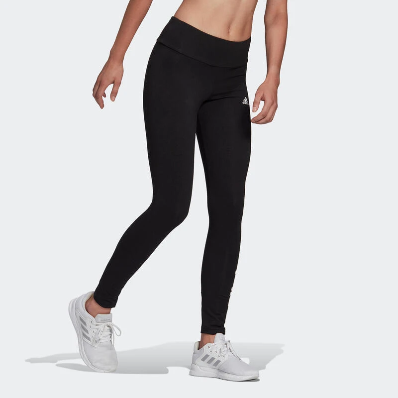 ADIDAS Fitnesslegging Linear Zwart 4 ADIDAS Fitnesslegging Linear Zwart - Afbeelding 2