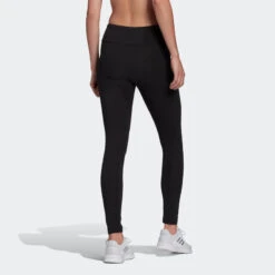 ADIDAS Fitnesslegging Linear Zwart 11 ADIDAS Fitnesslegging Linear Zwart -Modekleding fitnesslegging linear zwart 2