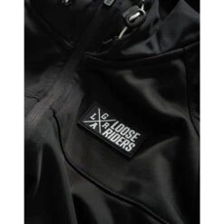 LOOSE RIDERS Fleece Vrouwenjas - Zwart -Modekleding fleece vrouwenjas zwart 3