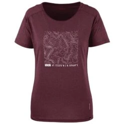 IXS Flow Vrouwen Tech Tee Contour Rozijn -Modekleding flow vrouwen tech tee contour rozijn 1