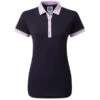 FOOTJOY Polo Met Korte Mouwen Dames Golfpolo Colour Block Lila Meerkleurig -Modekleding footjoy polo met korte mouwen dames golfpolo colour block lila meerkleurig