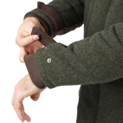 GELUIDLOZE WARME WOLLEN JACHTJAS 900 GROEN -Modekleding geluidloze warme wollen jachtjas 900 groen 12