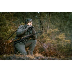 GELUIDLOZE WARME WOLLEN JACHTJAS 900 GROEN -Modekleding geluidloze warme wollen jachtjas 900 groen 14