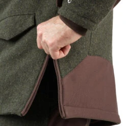 GELUIDLOZE WARME WOLLEN JACHTJAS 900 GROEN -Modekleding geluidloze warme wollen jachtjas 900 groen 7