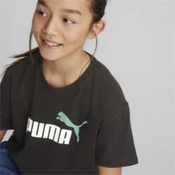Girls Logo Korter Model T-shirt Voor Jongeren PUMA 10 Girls Logo Korter Model T-shirt Voor Jongeren PUMA -Modekleding girls logo korter model t shirt voor jongeren puma 2