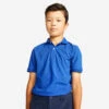 Golfpolo Met Korte Mouwen Voor Kinderen MW500 1 Golfpolo Met Korte Mouwen Voor Kinderen MW500 -Modekleding golfpolo met korte mouwen voor kinderen mw500 indigoblauw