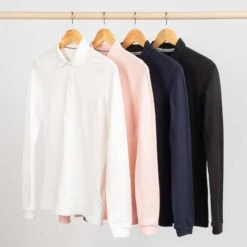 Golfpolo 500 Met Lange Mouwen Voor Dames -Modekleding golfpolo met lange mouwen voor dames mw500 zwart 3