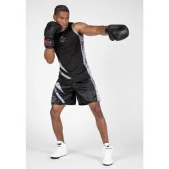 Gorilla Wear Hornell Tank Top - Unisex - Zwart/Grijs - XL -Modekleding gorilla wear hornell tank top unisex zwartgrijs xl 2