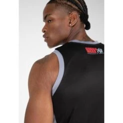 Gorilla Wear Hornell Tank Top - Unisex - Zwart/Grijs - XL -Modekleding gorilla wear hornell tank top unisex zwartgrijs xl 4