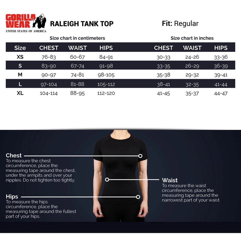 Gorilla Wear Raleigh Tank Top - Zwart - S 7 Gorilla Wear Raleigh Tank Top - Zwart - S - Afbeelding 5