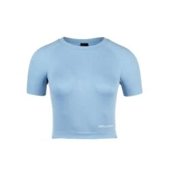 Gorilla Wear Selah Seamless Crop Top - Lichtblauw - S/M 11 Gorilla Wear Selah Seamless Crop Top - Lichtblauw - S/M -Modekleding gorilla wear selah seamless crop top lichtblauw sm 4