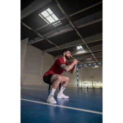 Handbalshort Voor Heren H500 10 Handbalshort Voor Heren H500 -Modekleding handbalshort voor heren h500 zwart grijs 3