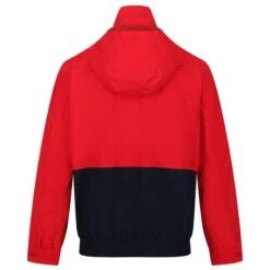 Regatta Heren Feelding Colour Block Waterdichte Bomber Jas (Echt Rood/Zwaar) 8 Regatta Heren Feelding Colour Block Waterdichte Bomber Jas (Echt Rood/Zwaar) -Modekleding heren feelding colour block waterdichte bomber jas echt roodzwaar 1