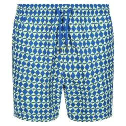 Regatta Heren Loras Geometrische Zwemshorts (Lapis Blauw)