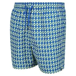 Regatta Heren Loras Geometrische Zwemshorts (Lapis Blauw) -Modekleding heren loras geometrische zwemshorts lapis blauw 3