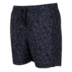 Regatta Heren Loras Paisley Zwemshorts (Zwart) -Modekleding heren loras paisley zwemshorts zwart 3