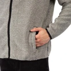 TRESPASS Heren Salo Fleece (Beige) -Modekleding heren salo fleece beige 3