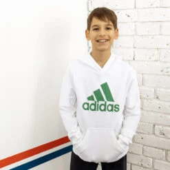 ADIDAS Hoodie Voor Kinderen Wit -Modekleding hoodie voor kinderen wit 5