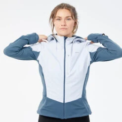 Quechua Hybride Fleece Jas Voor Wandelen Dames MH920 Met Capuchon 22 Quechua Hybride Fleece Jas Voor Wandelen Dames MH920 Met Capuchon -Modekleding hybride fleece jas voor wandelen dames mh920 met capuchon 5