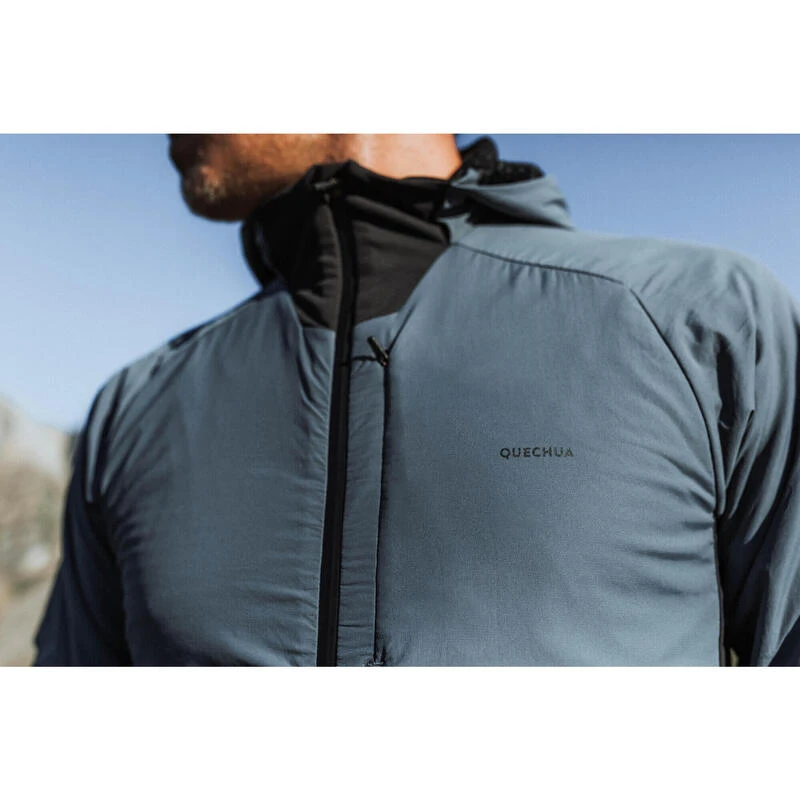 Quechua Hybride Fleece Wandelhoody MH920 Heren 15 Quechua Hybride Fleece Wandelhoody MH920 Heren - Afbeelding 13