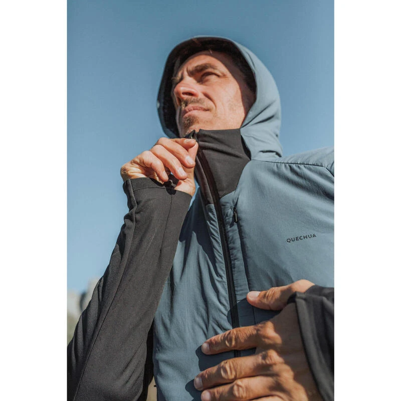 Quechua Hybride Fleece Wandelhoody MH920 Heren 16 Quechua Hybride Fleece Wandelhoody MH920 Heren - Afbeelding 14