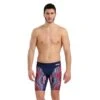 Arena Jammer Met Marmerprint - Marineblauw/Rood/Multi -Modekleding jammer met marmerprint marineblauwroodmulti