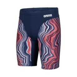 Arena Jammer Met Marmerprint - Marineblauw/Rood/Multi -Modekleding jammer met marmerprint marineblauwroodmulti 3