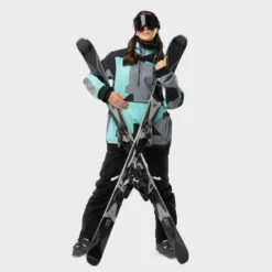 Jas Wintersport SIROKO W1-W Ushuaia Turquoise Dames 10 Jas Wintersport SIROKO W1-W Ushuaia Turquoise Dames -Modekleding jas wintersport siroko w1 w ushuaia turquoise dames 3
