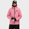 Jas Wintersport SIROKO W2 Lollipop Kauwgom Roze Heren -Modekleding jas wintersport siroko w2 lollipop kauwgom roze heren