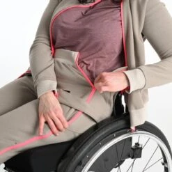 Decathlon Joggingbroek Voor Dames Makkelijk Aan Te Trekken Biokatoen Bruin -Modekleding joggingbroek voor dames makkelijk aan te trekken biokatoen bruin 2