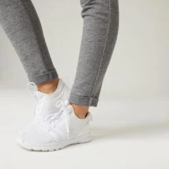 Joggingbroek Voor Fitness Dames Slim Fit 500 -Modekleding joggingbroek voor fitness dames slim fit 500 grijs 4