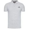Kappa Peleot Polo, Mannen, T-shirt, Grijs -Modekleding kappa peleot polo mannen t shirt grijs