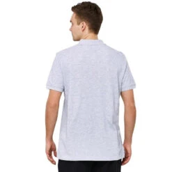 Kappa Peleot Polo, Mannen, T-shirt, Grijs -Modekleding kappa peleot polo mannen t shirt grijs 3