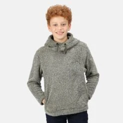 Regatta Keyon Wandelfleece Met Capuchon Voor Kinderen - Lichtgroen