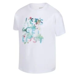 Regatta Kinderen/Kinderen Alvarado VI Planten Tshirt (Wit) -Modekleding kinderenkinderen alvarado vi planten tshirt wit 3