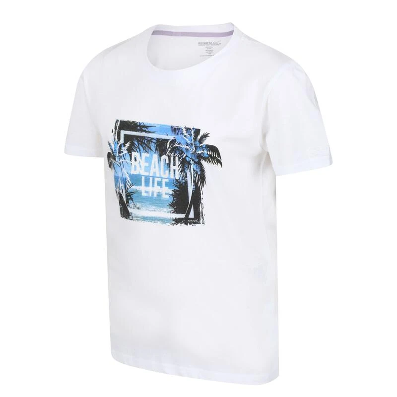 Regatta Kinderen/Kinderen Bosley V Beach Tshirt (Wit) 5 Regatta Kinderen/Kinderen Bosley V Beach Tshirt (Wit) - Afbeelding 3