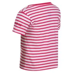 Regatta Kinderen/Kinderen Peppa Pig Stripe Tshirt (Roze Fusion/Wit) 10 Regatta Kinderen/Kinderen Peppa Pig Stripe Tshirt (Roze Fusion/Wit) -Modekleding kinderenkinderen peppa pig stripe tshirt roze fusionwit 3