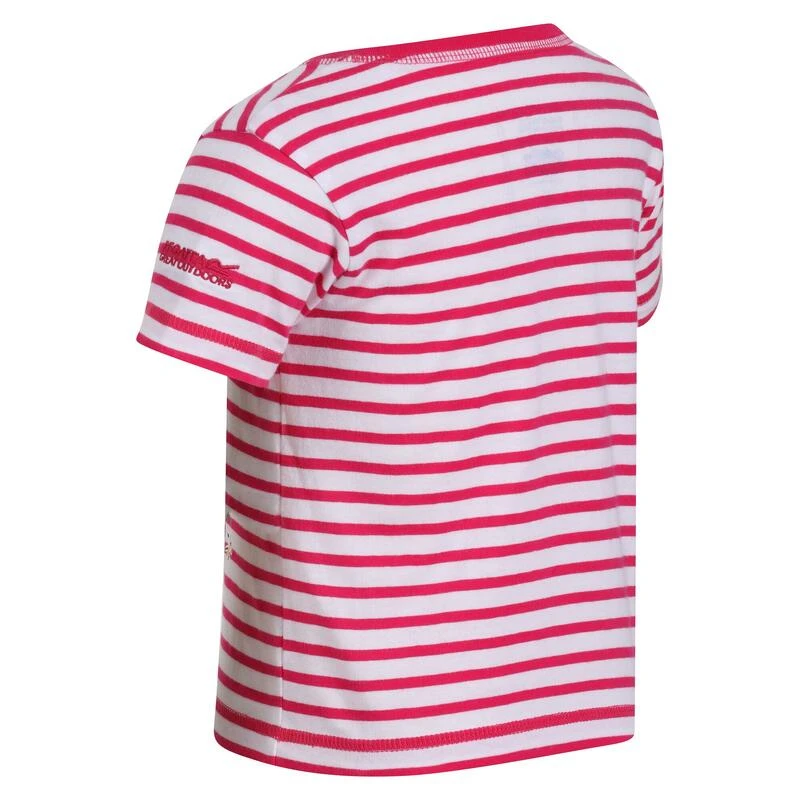 Regatta Kinderen/Kinderen Peppa Pig Stripe Tshirt (Roze Fusion/Wit) 6 Regatta Kinderen/Kinderen Peppa Pig Stripe Tshirt (Roze Fusion/Wit) - Afbeelding 4