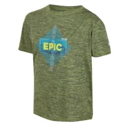 Regatta Kinder/Kids Alvarado VI Marl TShirt (Helder Kiwi Marl) -Modekleding kinderkids alvarado vi marl tshirt helder kiwi marl 3