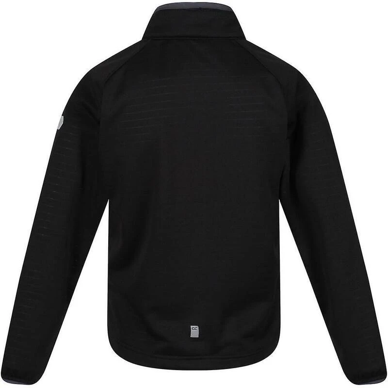 Regatta Kinder/Kids Highton Lite II Soft Shell Jas (Zwart) 4 Regatta Kinder/Kids Highton Lite II Soft Shell Jas (Zwart) - Afbeelding 2